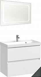 Водолей Мебель для ванной Best 70 подвесная серый камень – фотография-1